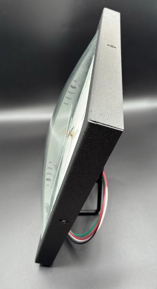 American Time AllSync Plus 120V 12" Square Clock U58BHAA591 Synchronous Wired