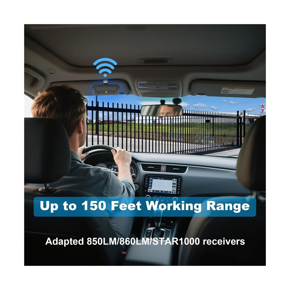 Upgrade 811LM Remote for liftmaster with Encrypted DIP Programming ... Fast Ship