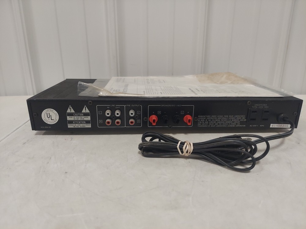 Kenwood SC-75 AV Surround Processor Dolby Amplifier *Read Description* #2110