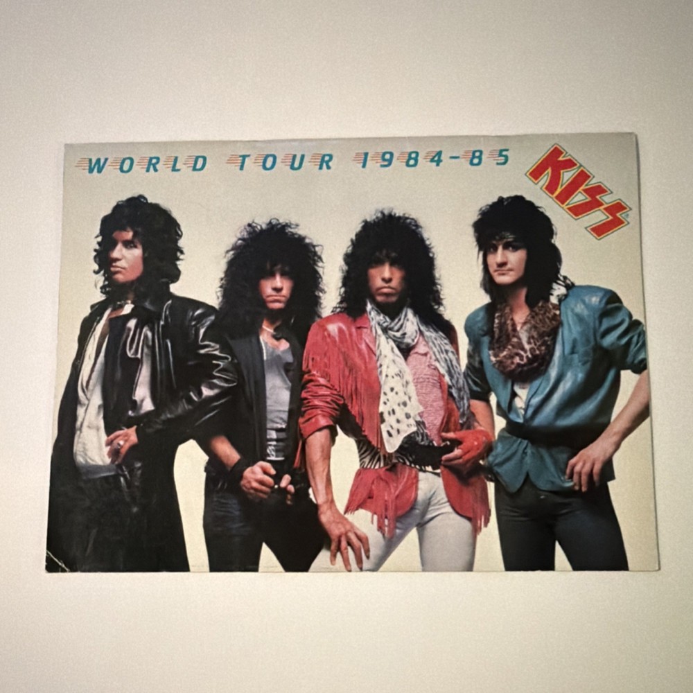KISS World Tour 1984-85 Concert Tour Book - Rock & Pop Music Memorabilia