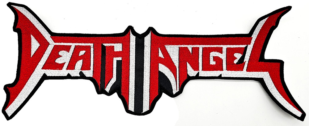 DEATH ANGEL LOGO SHAPED EMBROIDERED BACKPATCH