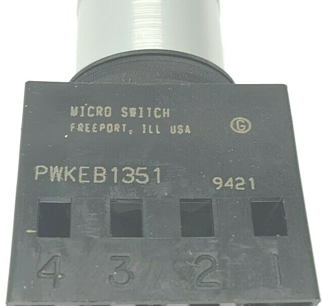 NEW MICROSWITCH PWKEB1351 SELECTOR SWITCH W/ KEY, PWKEB1351FFF