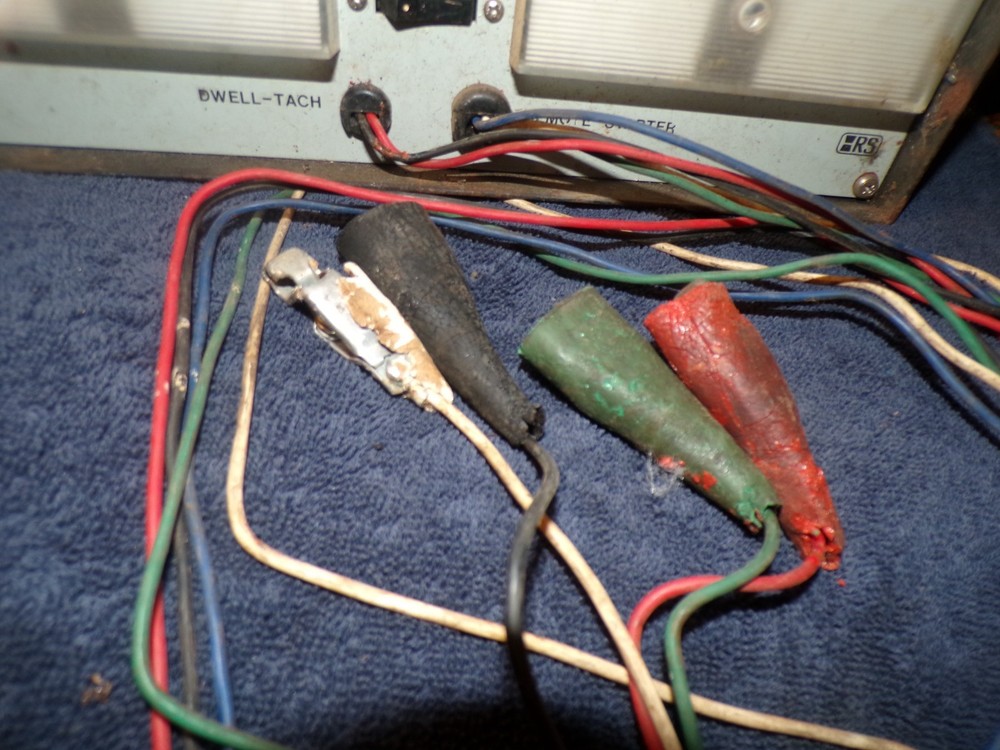 vintage micronta automatic dwell tachometer remote starter untested