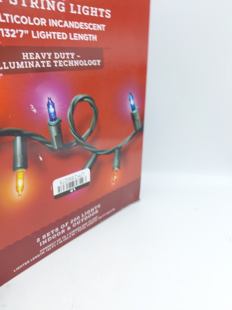 Wondershop Mini String Lights Multicolor Incandescent 400 Lights