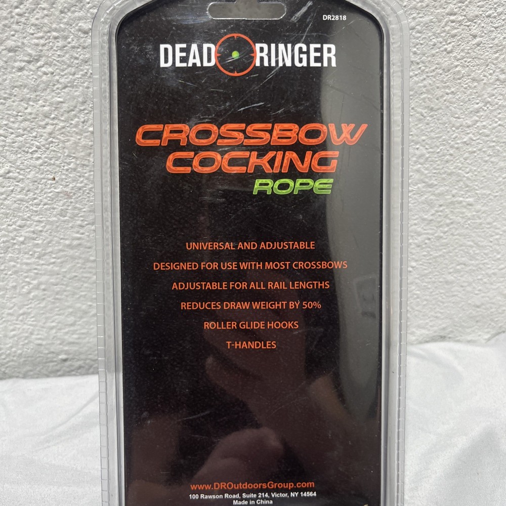 Dead Ringer Crossbow Cocking Rope - DR2818 New Sealed