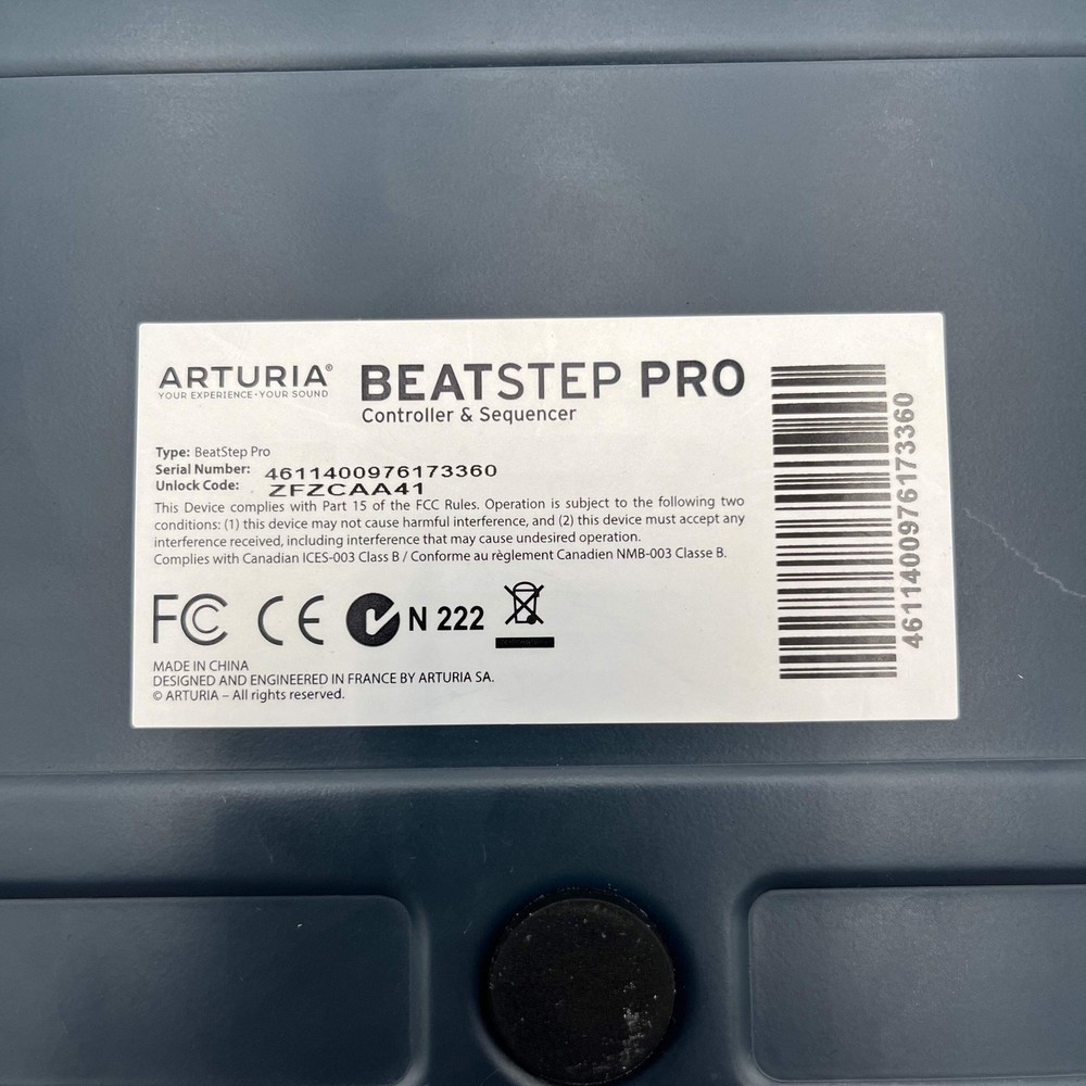 Arturia Beatstep Pro Controller & Sequencer Used