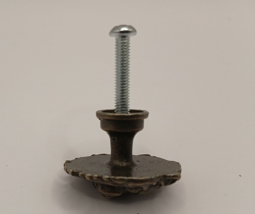 Brass Lions Head Drawer Pulls Small One Inch X 1 inch