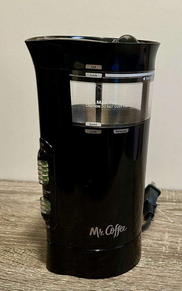 Mr Coffee Blade Coffee Bean Grinder Select Fine Med Course Auto Timer