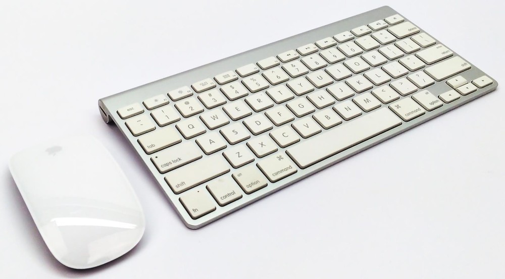 Apple Wireless Keyboard A1314 & Magic Mouse A1657 Bundle Laptop Accessories Set