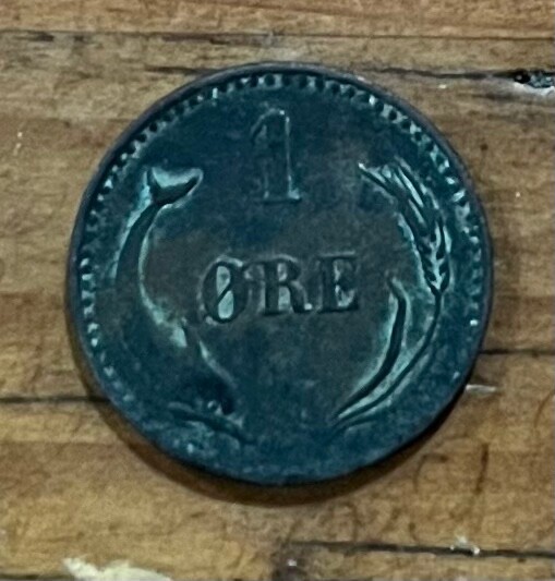 1874 DENMARK 1 ORE