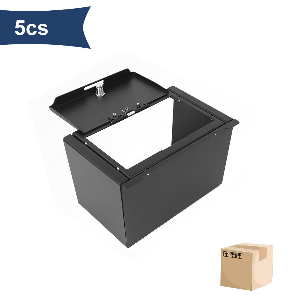 Locking Car Safe Box Armrest Console Insert Case W/Key For Chevy Silverado 2014+