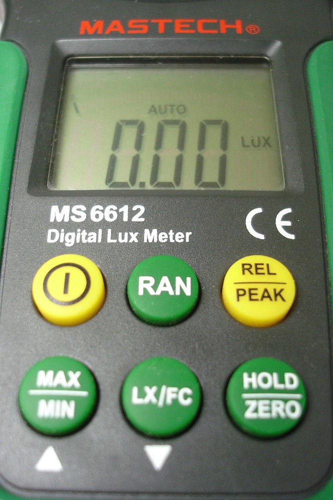 Mastech Digital Lux Meter - Model MS 6612