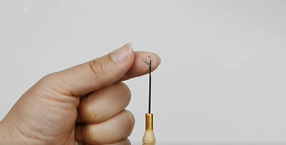 Tiny Latch Hook Crochet Hair Craft Needle Tool