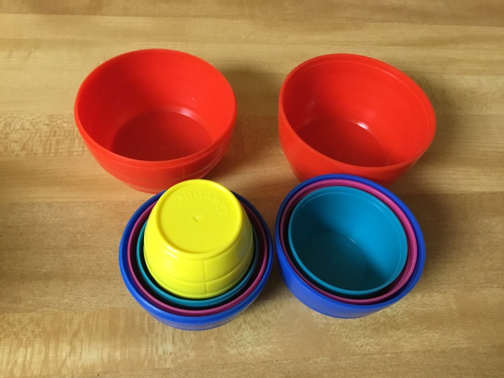 Vintage Gerber Stacking Cups Baby Learning Toy