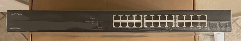 Lantronix Sm24tat2sa Network Switch-Open Box