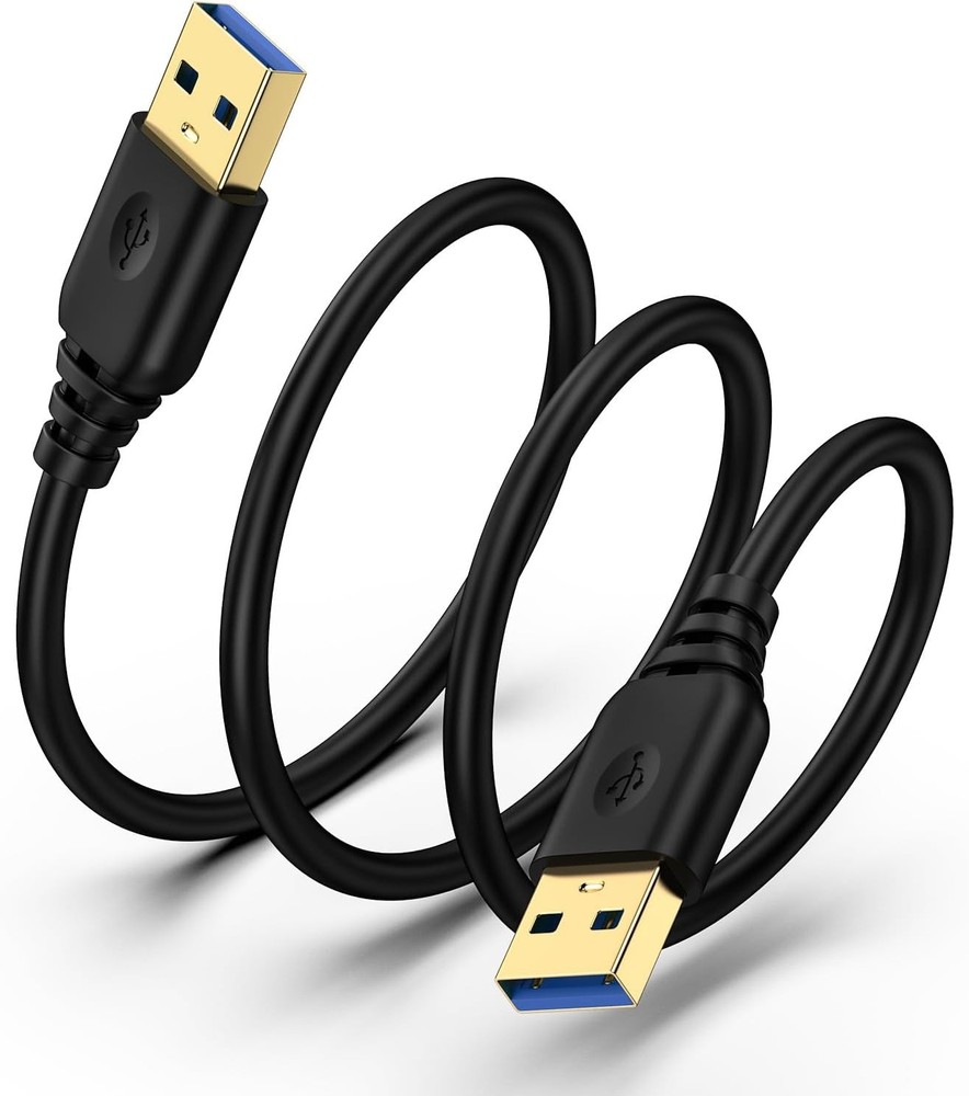 USB to Cable 6FT,USB 3.0 Type A Male A 6FT, Black