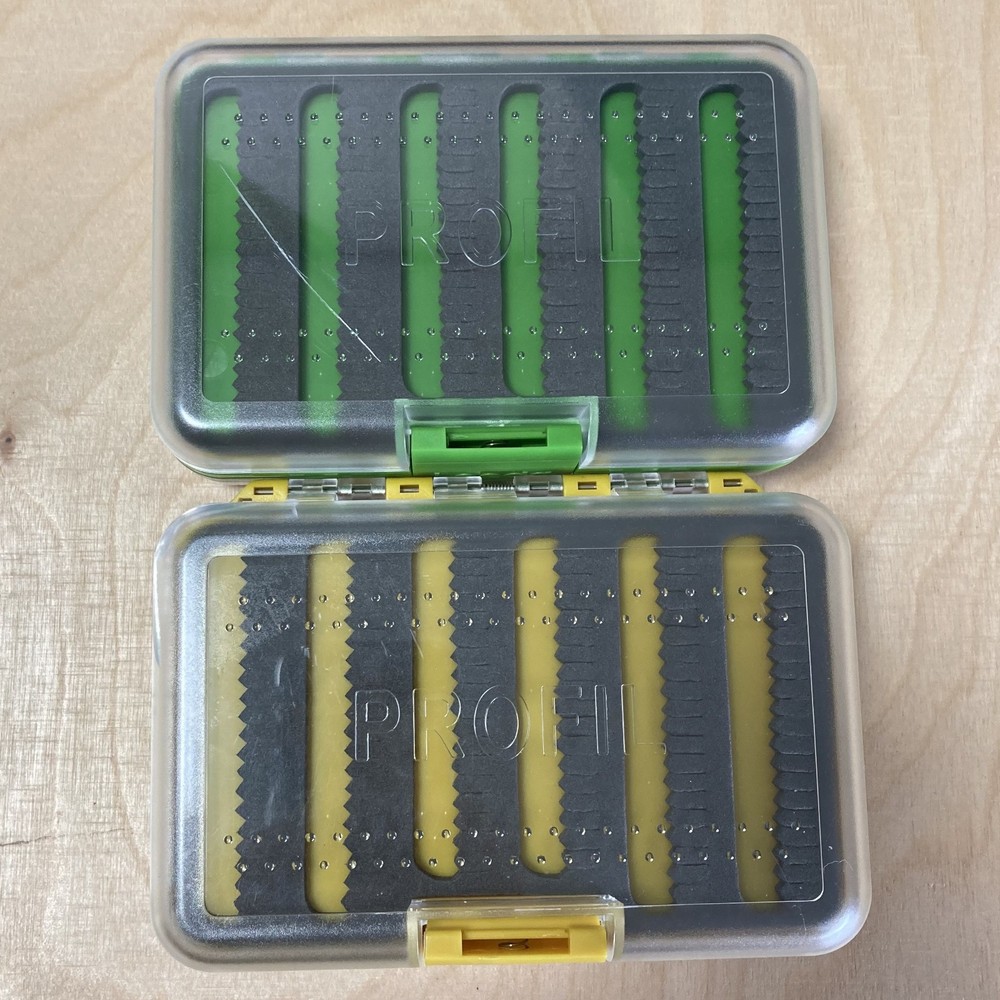 Leeda Profil Double Sided Clear View Fly Box Slotted Foam GRADE C
