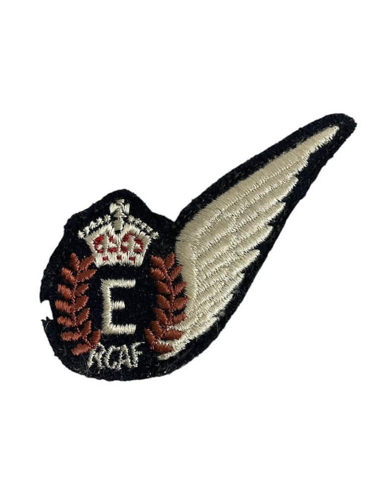 WW2 Canadian RCAF Engineer E Half Wing Brevet Insignia