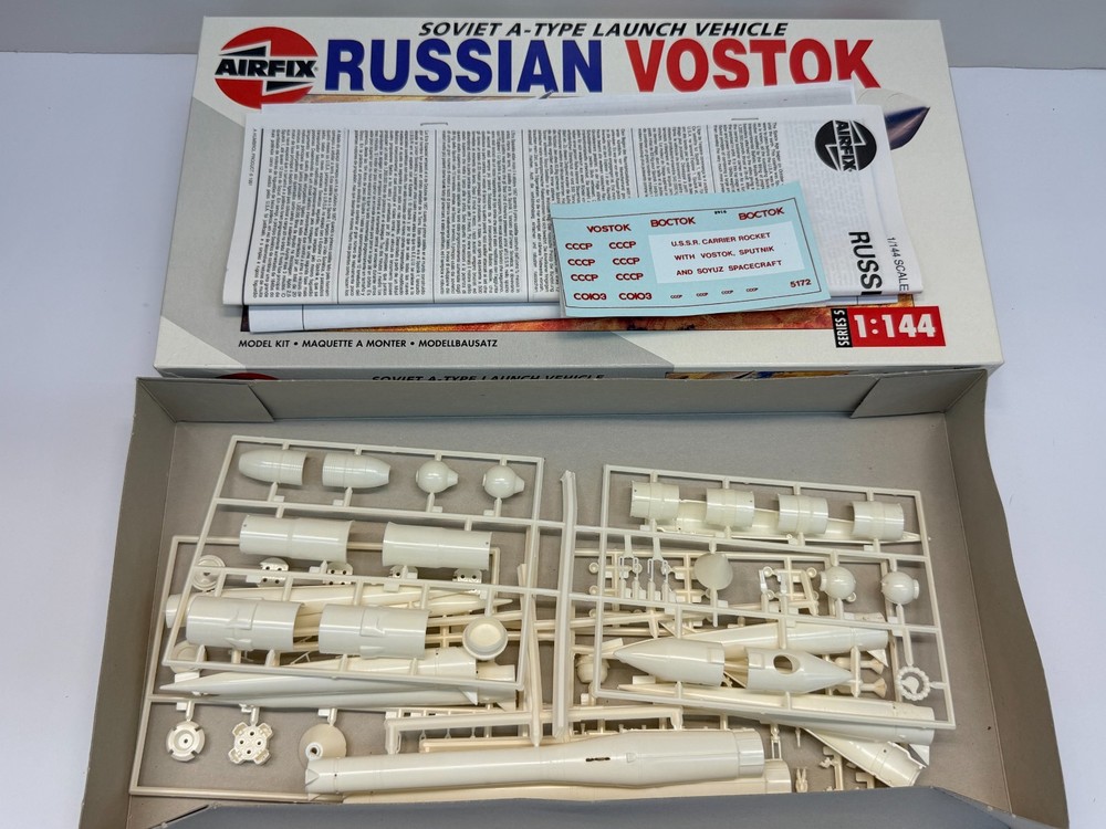 Airfix 1:144 Scale Russian Vostok Soviet A-Type Launch Vehicle Boxed Model