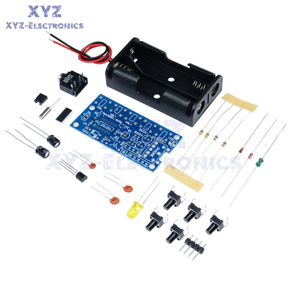 76MHz-108MHz Wireless Stereo FM Radio Receiver Module Electronic Learning Kits