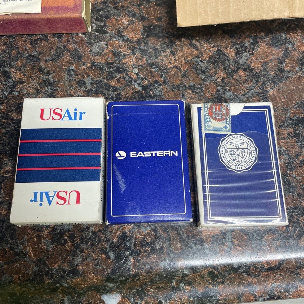Playing Cards Airliner Cruse Ship