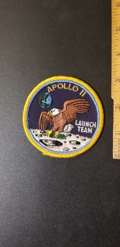 Vintage Apollo 11 ADHOC Team NASA Patch Embroidered Space Program
