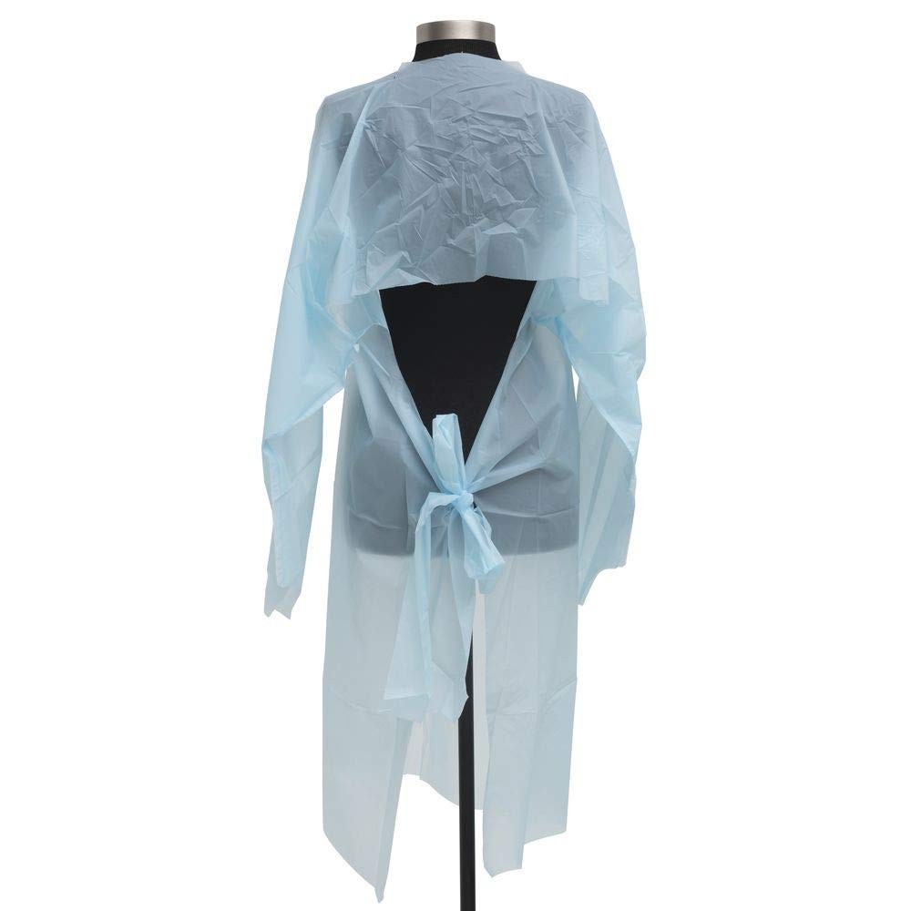 HUBERT® Blue Disposable Waterproof Isolation Gown