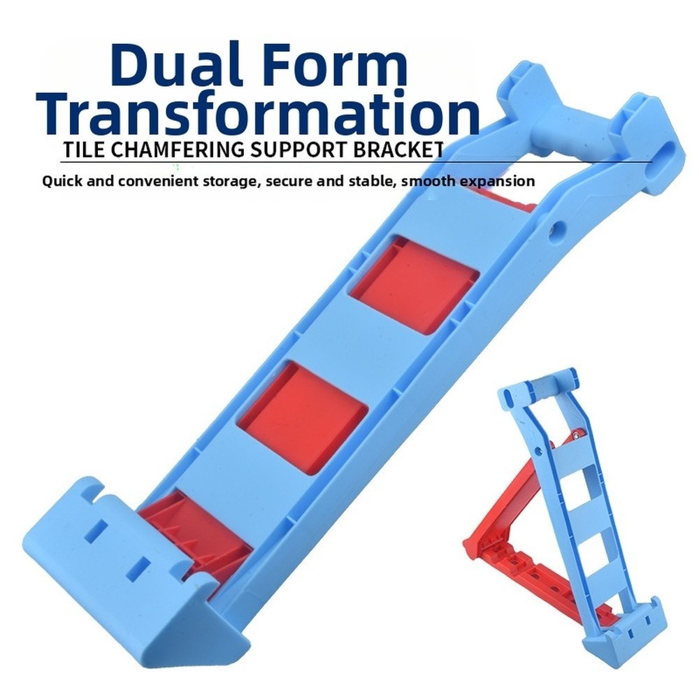 Tile Holder Bracket Blue ABS Adjustable Multi Angle Support for Chamfering