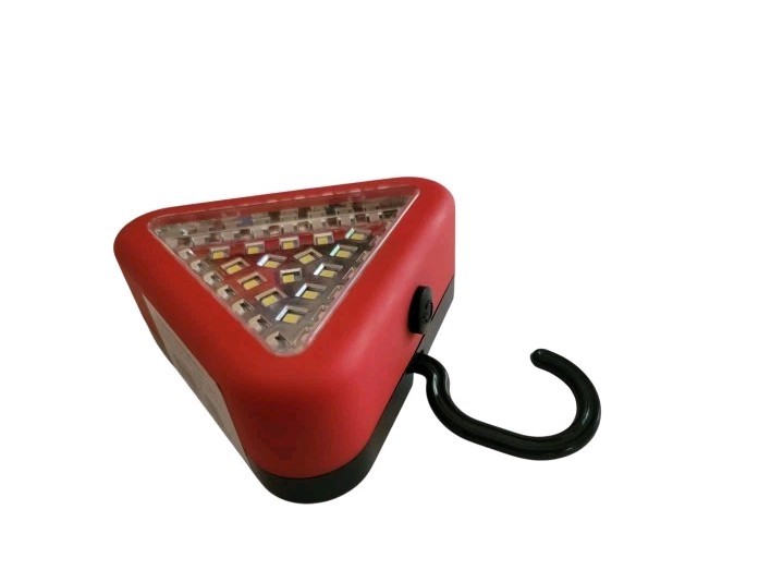 56 Lumen Emergency Triangle LED Work Light. With Hanging Hook /magnetic