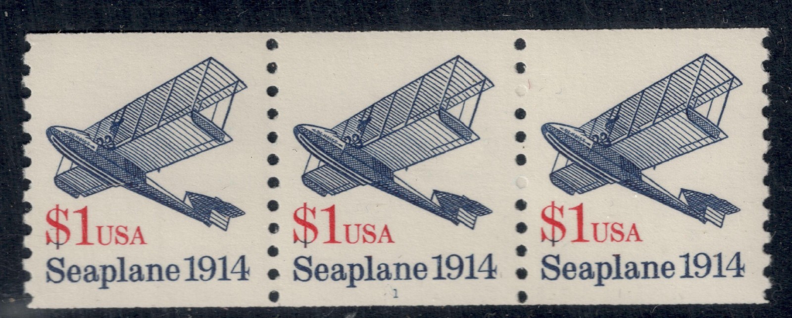 Scott #2468 Seaplane PNC-3 Coil Strip # 1 MNH