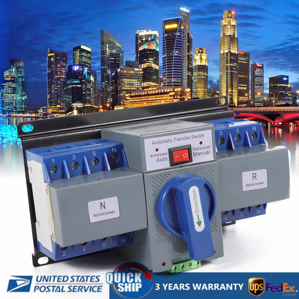Dual Power Automatic Transfer Switch ATS CB level M6 Mini Change-over Switch