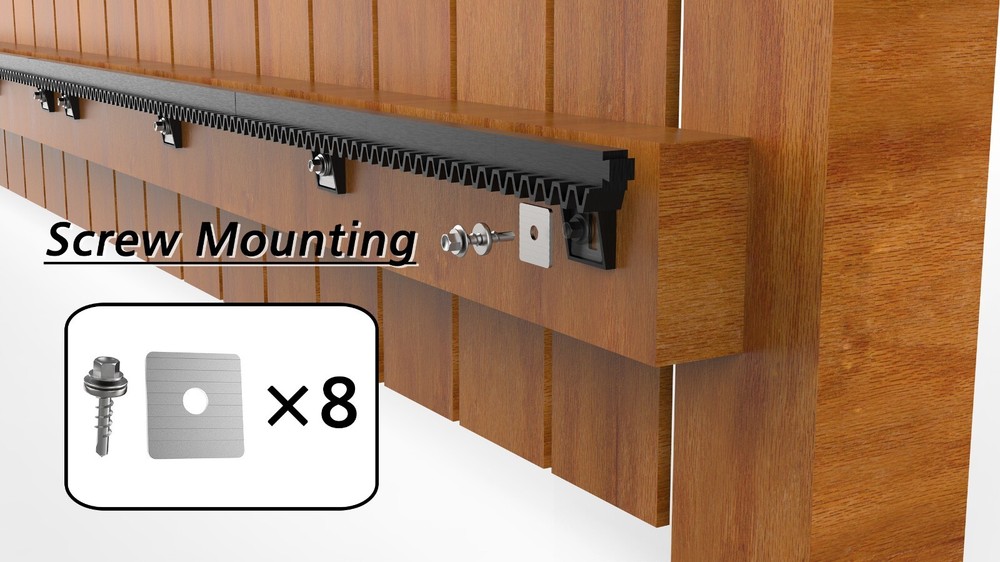 Blütezeit 900lb Automatic Sliding Gate Opener Rack Driven w/ Nylon Racks