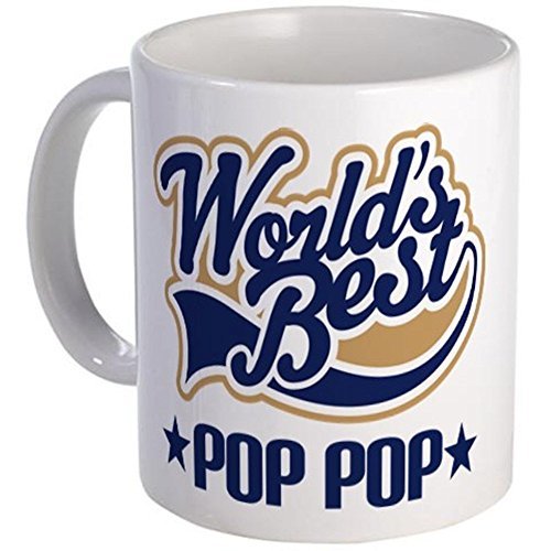 11oz mug World's Best PopPop - Printed Ceramic Coffee Tea Cup Gift