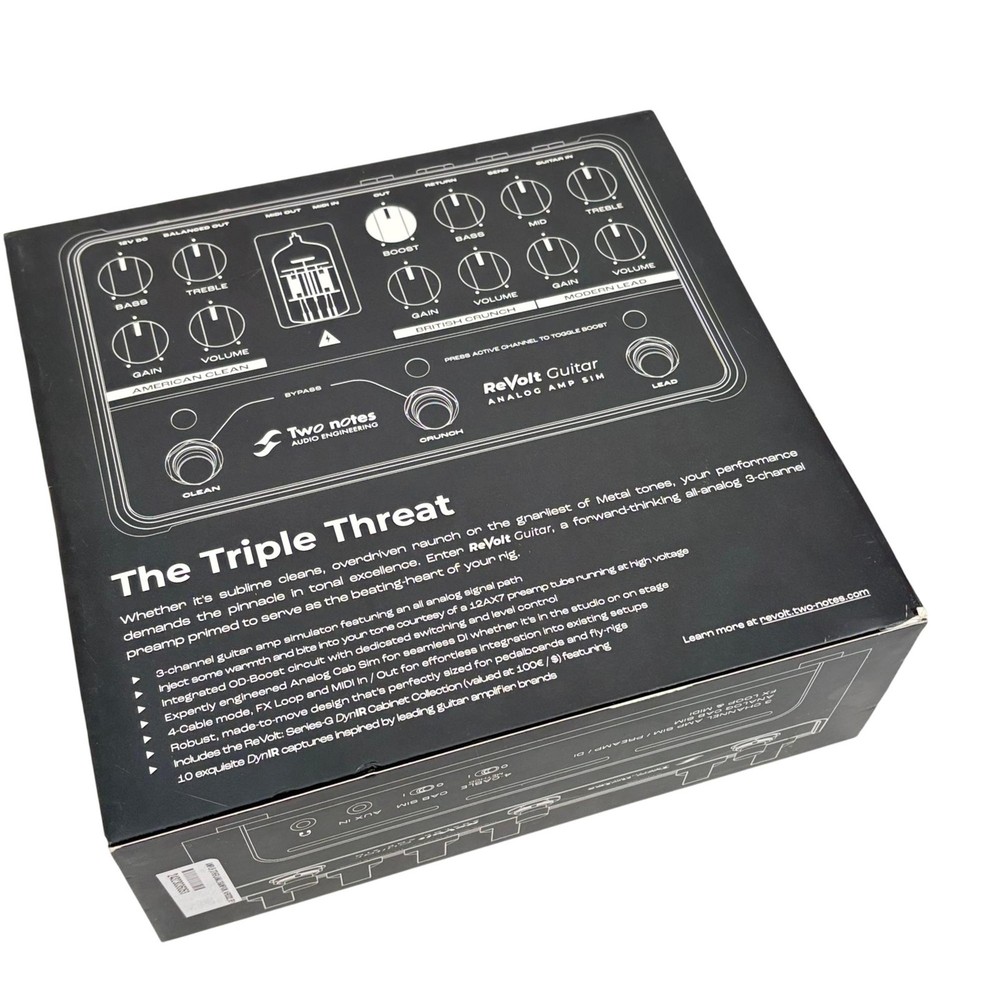 Two Notes ReVolt Guitar Analog Amp Simulator Pedal