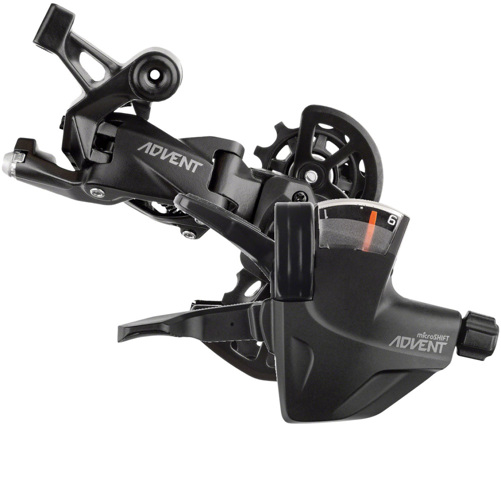 microSHIFT ADVENT 9-Speed Bike Derailleur & Trigger Shifter Bundle |