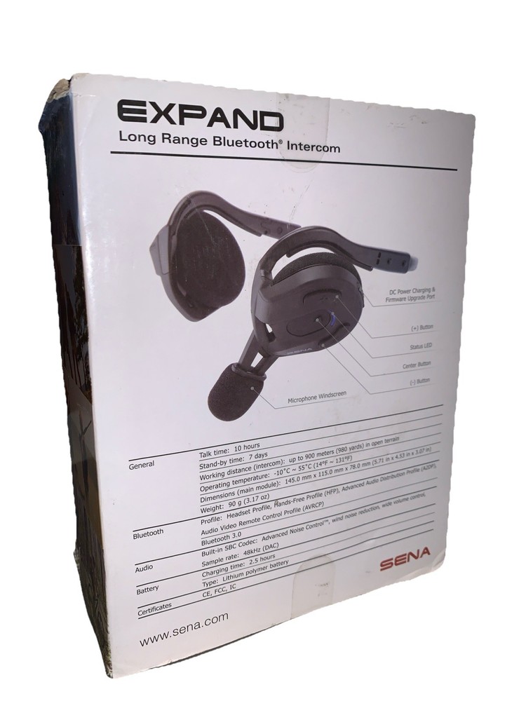 Sena - Expand - Long Range Bluetooth Intercom - EXPAND-02 - 980 Yards