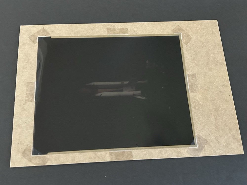 1982 NASA KSC Space Shuttle Columbia Crawler Transport Presentation Transparency