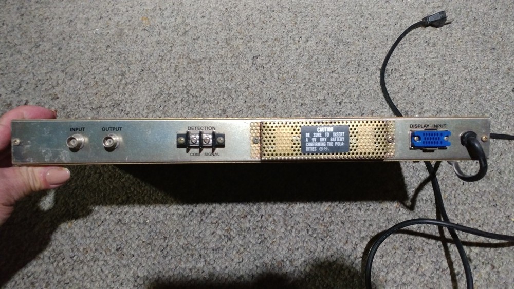 Time Date Generator Panasonic Model Wj-810 Rack Mount