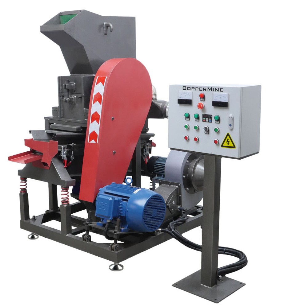 Industrial Copper Wire Recovery Granulator System Complete Full Operation