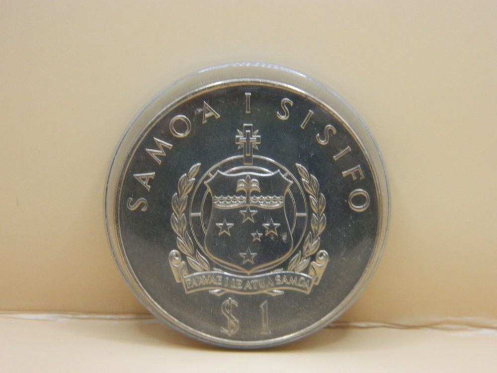 1976 SAMOA $1 PROOF OLYMPIC WEIGHT LIFTER