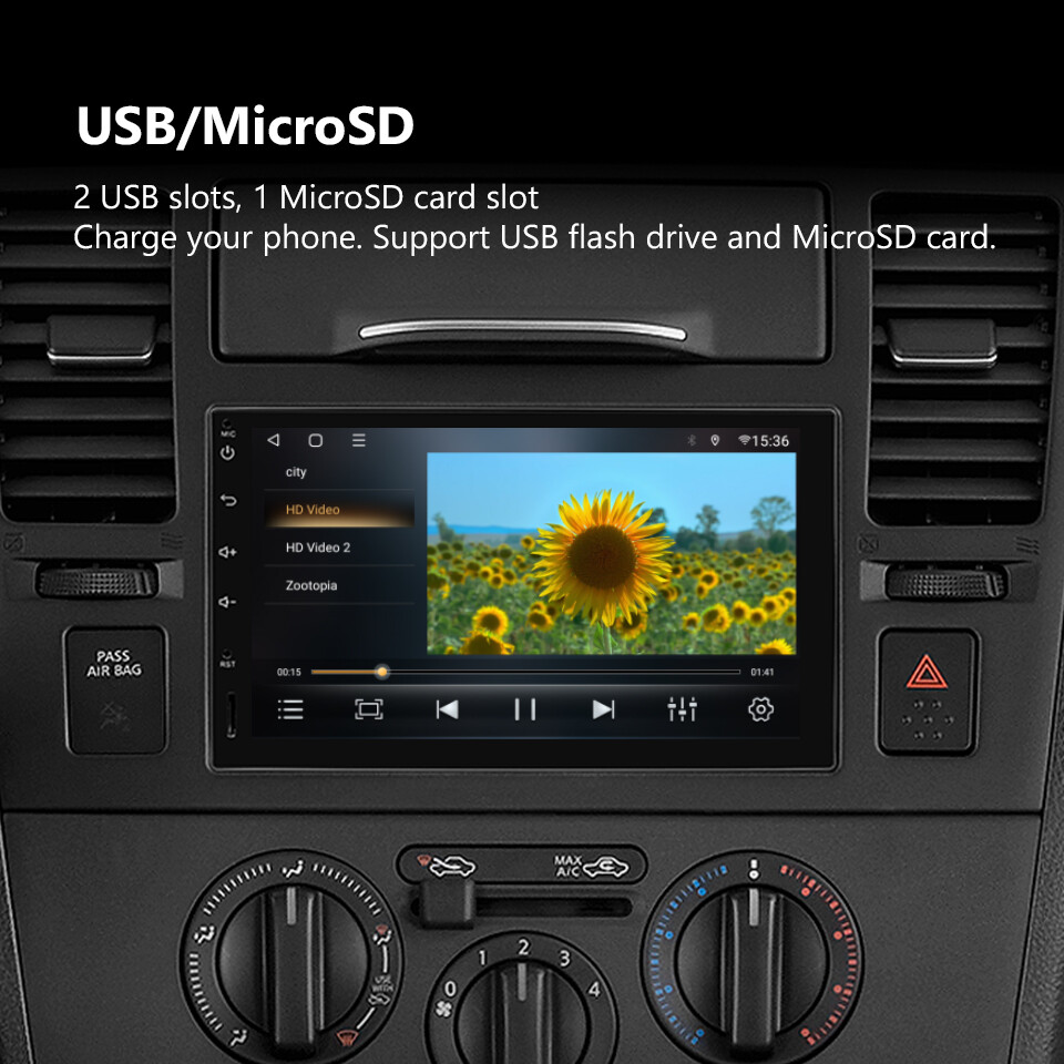 Eonon Q04SE 7" Car Stereo Radio Double 2 DIN 8-Core Android Auto 10 GPS CarPlay