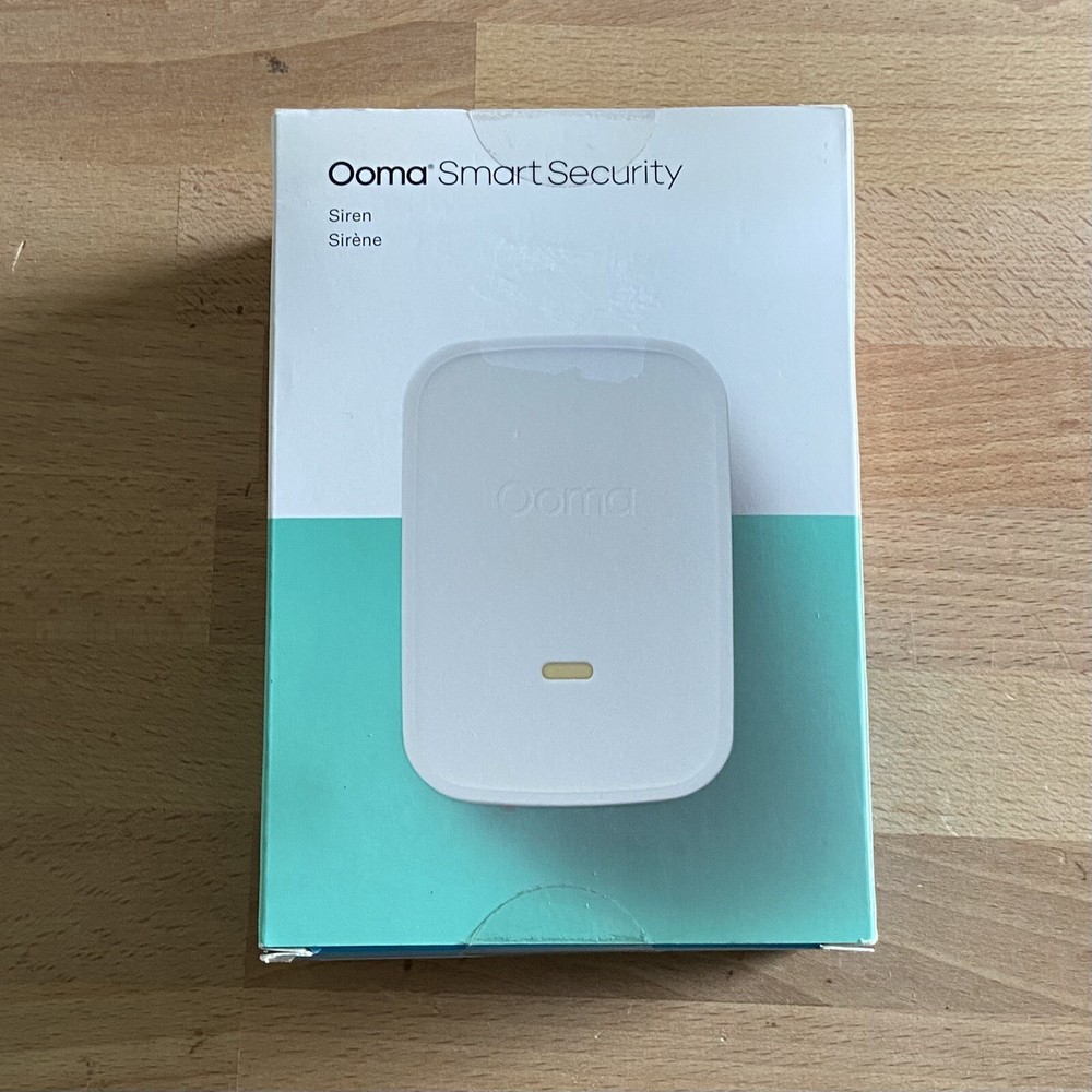 Ooma Smart Security Siren - Works with Smart Home Security - New