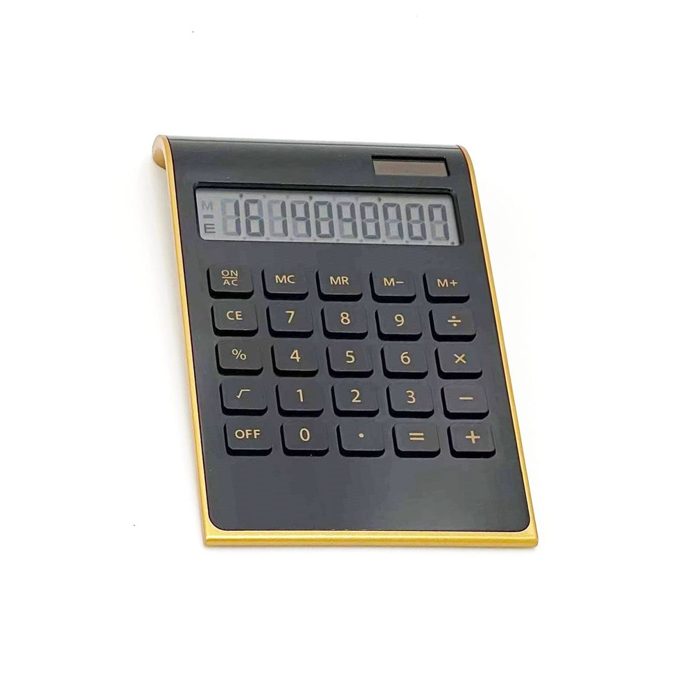 Solar Gold Standard Function Desktop LCD 10-Digit Calculator for Office, Home...