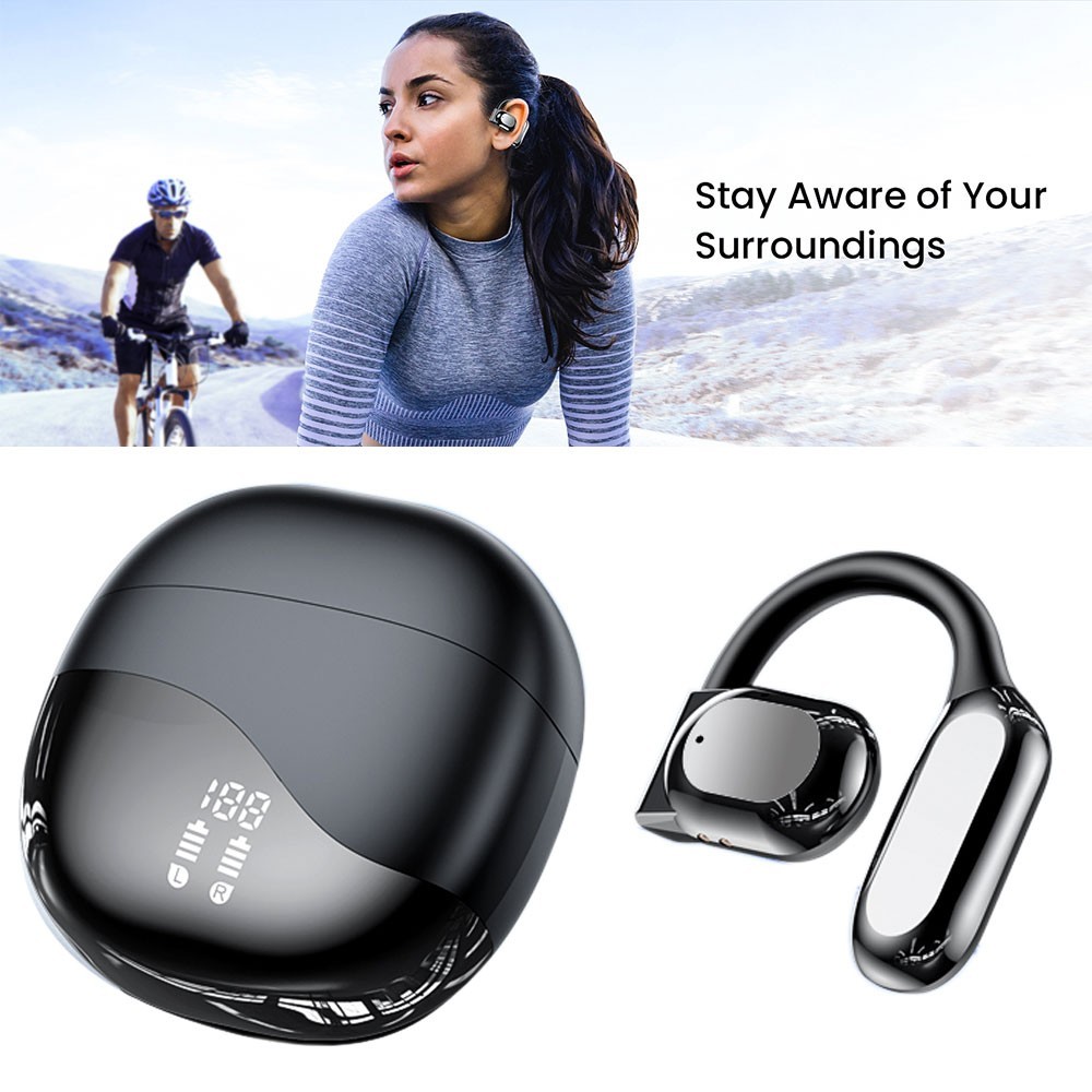 Wireless Bluetooth Open Ear Earbuds With Charging Box For iPhone Samsung Google