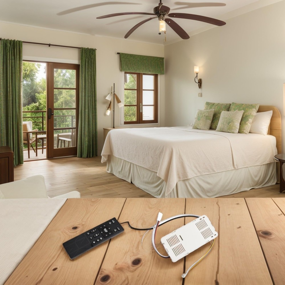 Universal Ceiling Fan Remote Control Kit Replacement, 6-Speed Settings