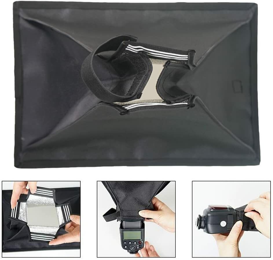 FOTOCREAT 8”×12”(20×30cm) Flash Diffuser Light Softbox