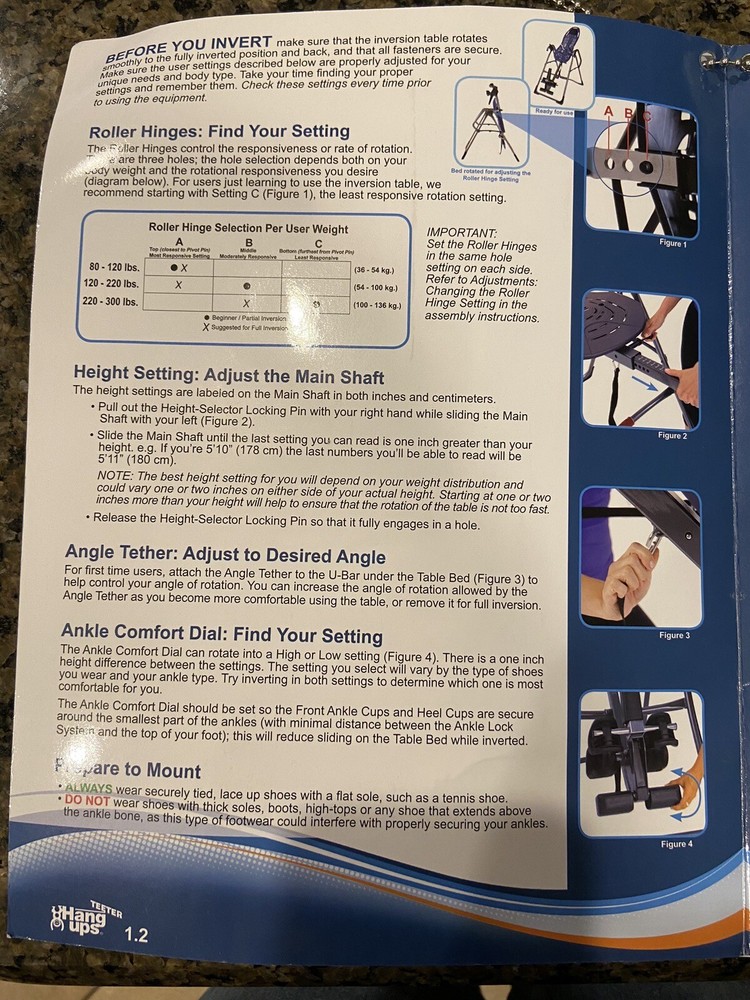 Teeter Hang Ups EP-960 Inversion Table with Back Pain Relief