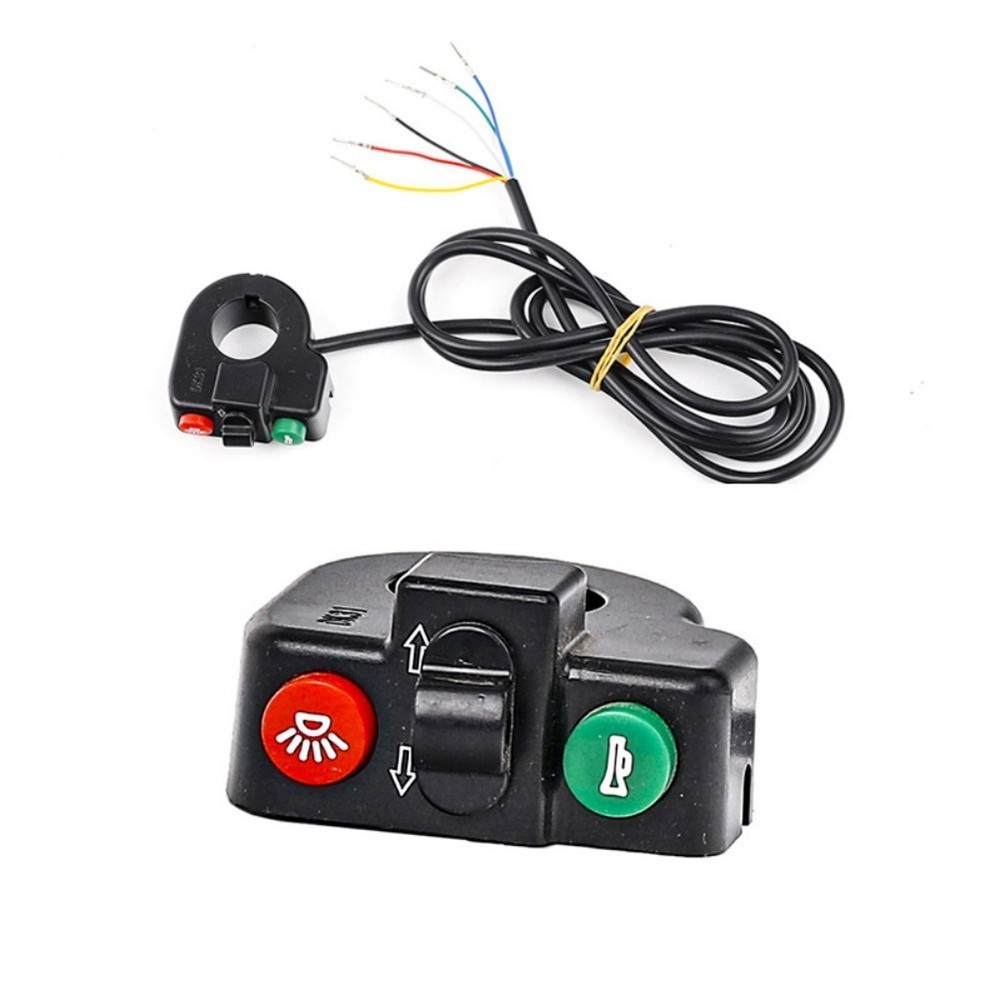 E-Bike Handlebar Switch Standard 22mm Fitment Size Three-in-One Functionality