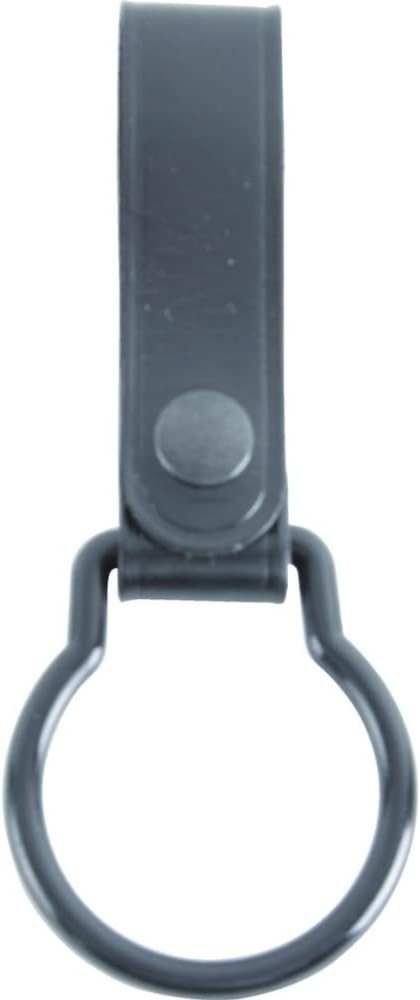 Compact Black Leather Flashlight Holder for D-Cells - Secure & Stylish Accessory