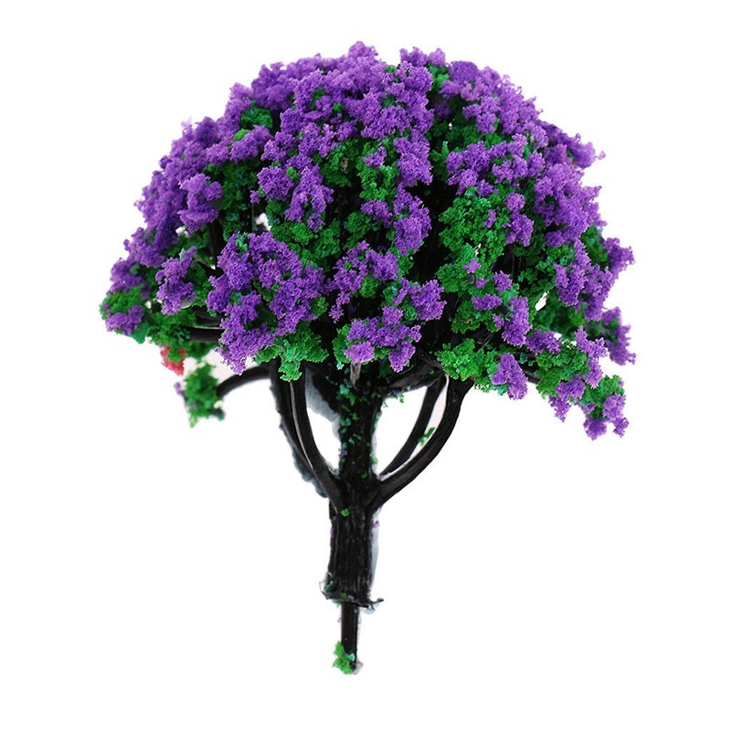 Plastic 10pcs 1: 150 Scale Model Trees Train Railway DIY Park Scenery Protable